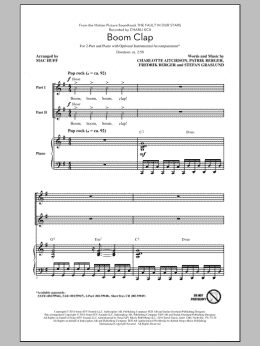 page one of Boom Clap (2-Part Choir)