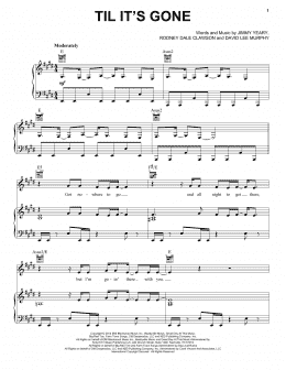 page one of Til It's Gone (Piano, Vocal & Guitar Chords (Right-Hand Melody))