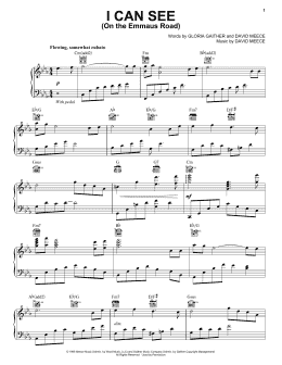 page one of I Can See (Piano, Vocal & Guitar Chords (Right-Hand Melody))