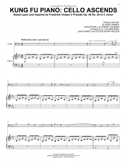 page one of Kung Fu Piano: Cello Ascends (Cello and Piano)
