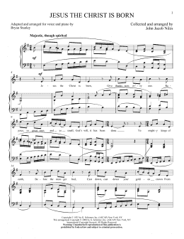 page one of Jesus, The Christ, Is Born (Piano & Vocal)