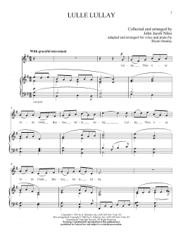 page one of Lulle Lullay (Piano & Vocal)