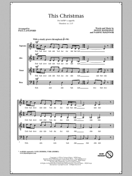 page one of This Christmas (SATB Choir)