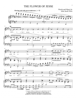page one of The Flower Of Jesse (Piano & Vocal)