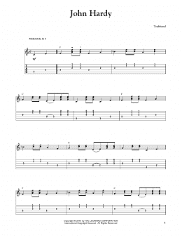 page one of John Hardy (Solo Guitar)