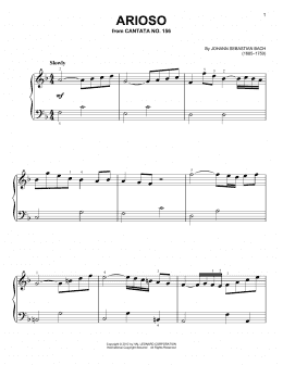 page one of Arioso (Very Easy Piano)