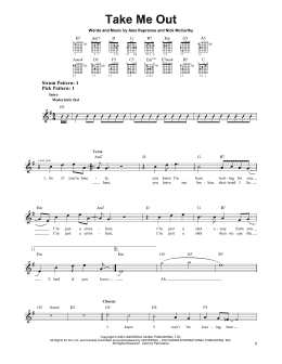 page one of Take Me Out (Easy Guitar)
