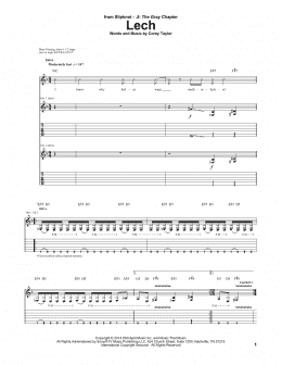 page one of Lech (Guitar Tab)