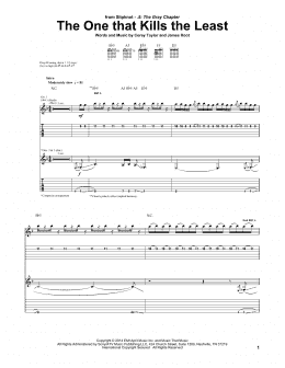 page one of The One That Kills The Least (Guitar Tab)