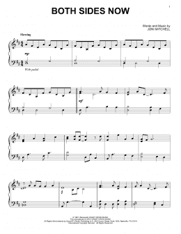 page one of Both Sides Now (Piano Solo)