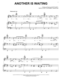 page one of Another Is Waiting (Piano, Vocal & Guitar Chords (Right-Hand Melody))