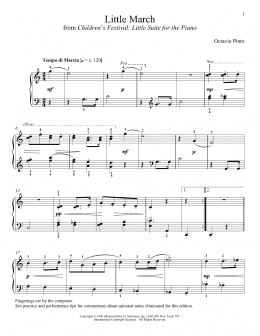 page one of Little March (Piano Solo)