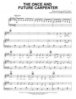 page one of The Once And Future Carpenter (Piano, Vocal & Guitar Chords (Right-Hand Melody))