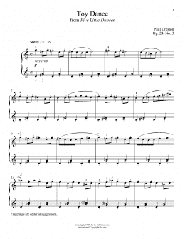 page one of Toy Dance (Piano Solo)