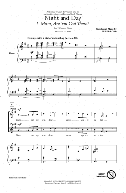page one of Night And Day (2-Part Choir)