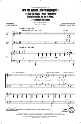page one of Act I Opening - Part I (SATB Choir)