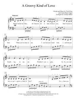 page one of A Groovy Kind Of Love (Educational Piano)