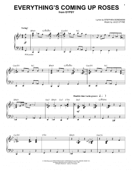 page one of Everything's Coming Up Roses (Piano & Vocal)