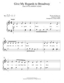 page one of Give My Regards To Broadway (Educational Piano)