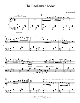 page one of The Enchanted Moor (Educational Piano)