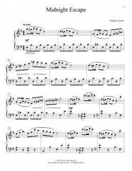 page one of Midnight Escape (Educational Piano)