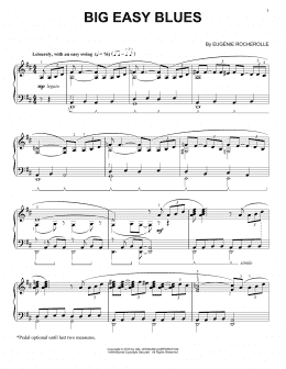 page one of Big Easy Blues (Piano Solo)