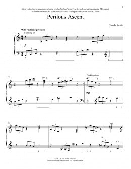 page one of Perilous Ascent (Educational Piano)