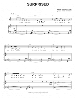 page one of Surprised (Piano & Vocal)