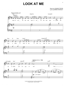 page one of Look At Me (Piano & Vocal)