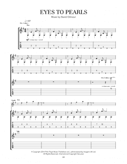 page one of Eyes To Pearls (Guitar Tab)