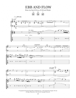 page one of Ebb And Flow (Guitar Tab)