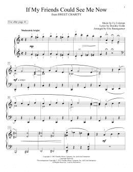 page one of If My Friends Could See Me Now (Educational Piano)