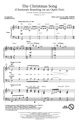 page one of The Christmas Song (Chestnuts Roasting On An Open Fire) (SAB Choir)
