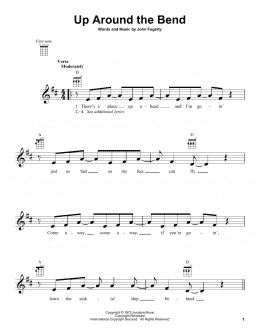 page one of Up Around The Bend (Ukulele)