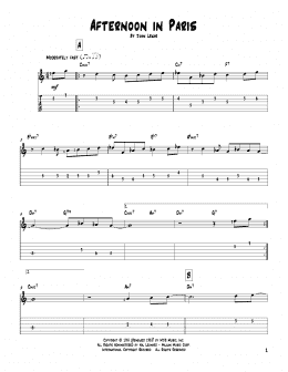 page one of Afternoon In Paris (Solo Guitar)