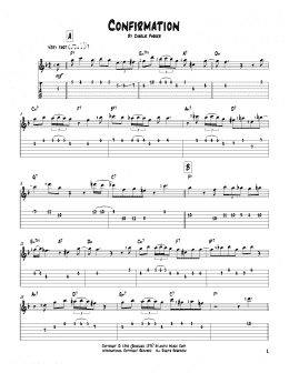 page one of Confirmation (Solo Guitar)