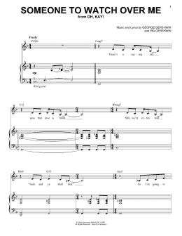 page one of Someone To Watch Over Me (Piano & Vocal)