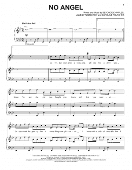page one of No Angel (Piano, Vocal & Guitar Chords (Right-Hand Melody))