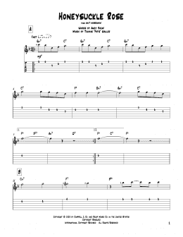 page one of Honeysuckle Rose (Solo Guitar)