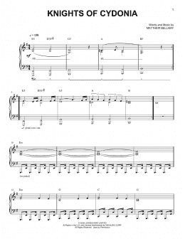 page one of Knights Of Cydonia (Easy Piano)