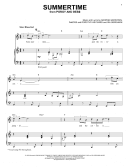 page one of Summertime (Piano & Vocal)