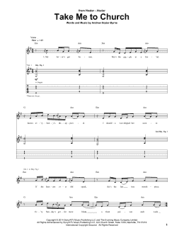 page one of Take Me To Church (Guitar Tab)