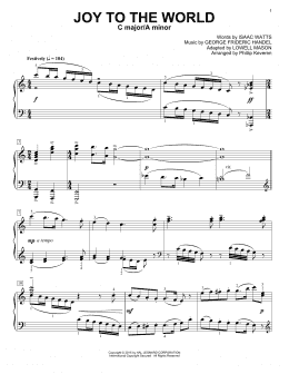 page one of Joy To The World (arr. Phillip Keveren) (Piano Solo)