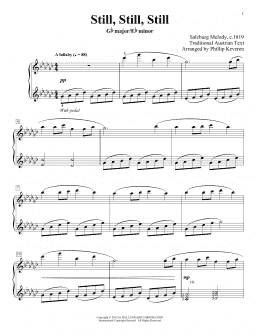 page one of Still, Still, Still (arr. Phillip Keveren) (Piano Solo)
