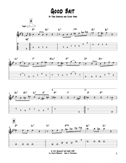 page one of Good Bait (Solo Guitar)