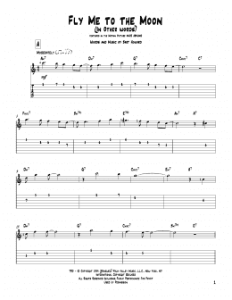 page one of Fly Me To The Moon (In Other Words) (Solo Guitar)