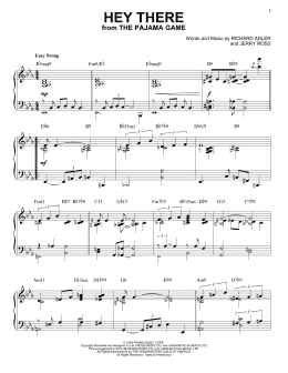 page one of Hey There [Jazz version] (arr. Brent Edstrom) (Piano Solo)