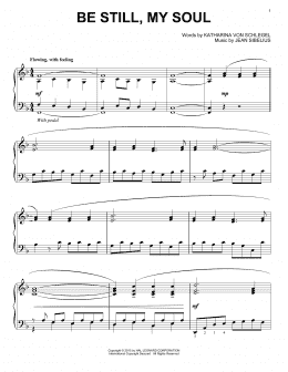 page one of Be Still My Soul (Piano Solo)