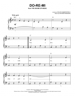page one of Do-Re-Mi (Very Easy Piano)