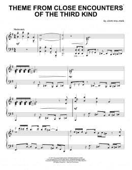 page one of Theme From Close Encounters Of The Third Kind (Piano Solo)